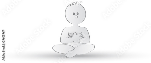 Grafix SITZT WIE EIN INDER