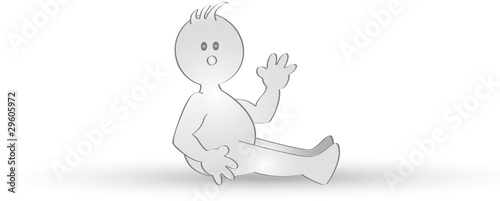 Grafix SITZ DUMM RUM UND WINKT WIE EIN DEPP