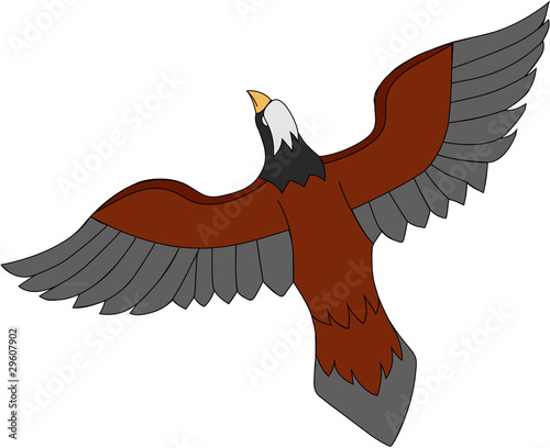 Flying eagle