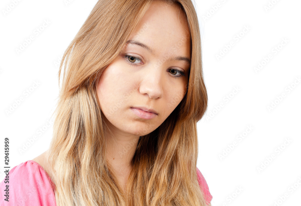 sad teenage girl