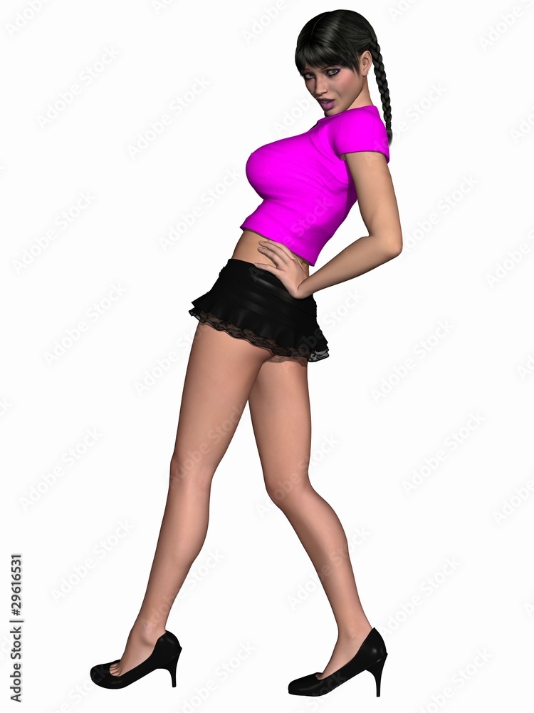 Fototapeta premium Sexy Fashion Girl