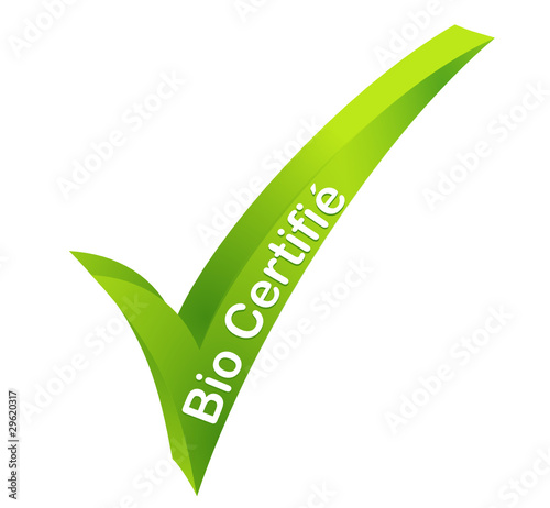 bio certifié validé vert