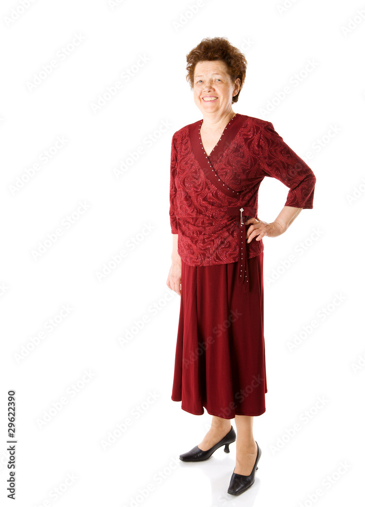 Happy old lady Happy old lady