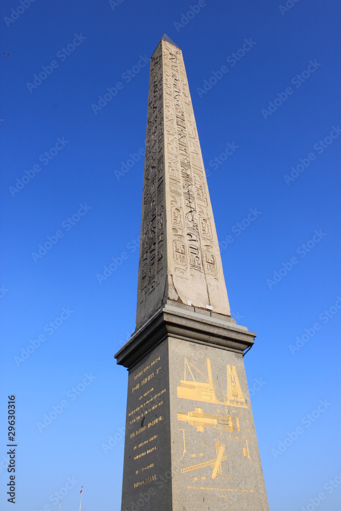 Obélisque de Louxor, place de la Concorde à Paris 