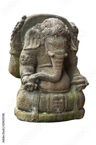 isolated eastern statue