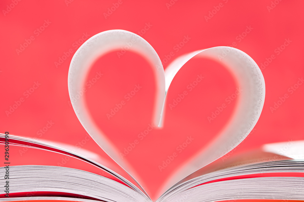 Książka miłości - obrazy, fototapety, plakaty 