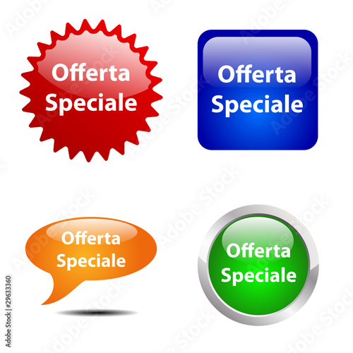 Bottoni Offerta Speciale # Vettoriale