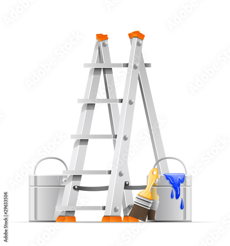 set painter tools vector