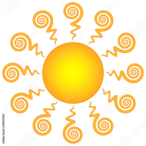 ornamental sun symbol