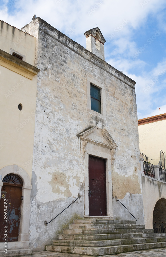 St. Nicola del Porto Church. Bisceglie. Apulia.