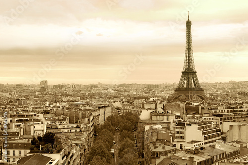 Cityscape of Paris France