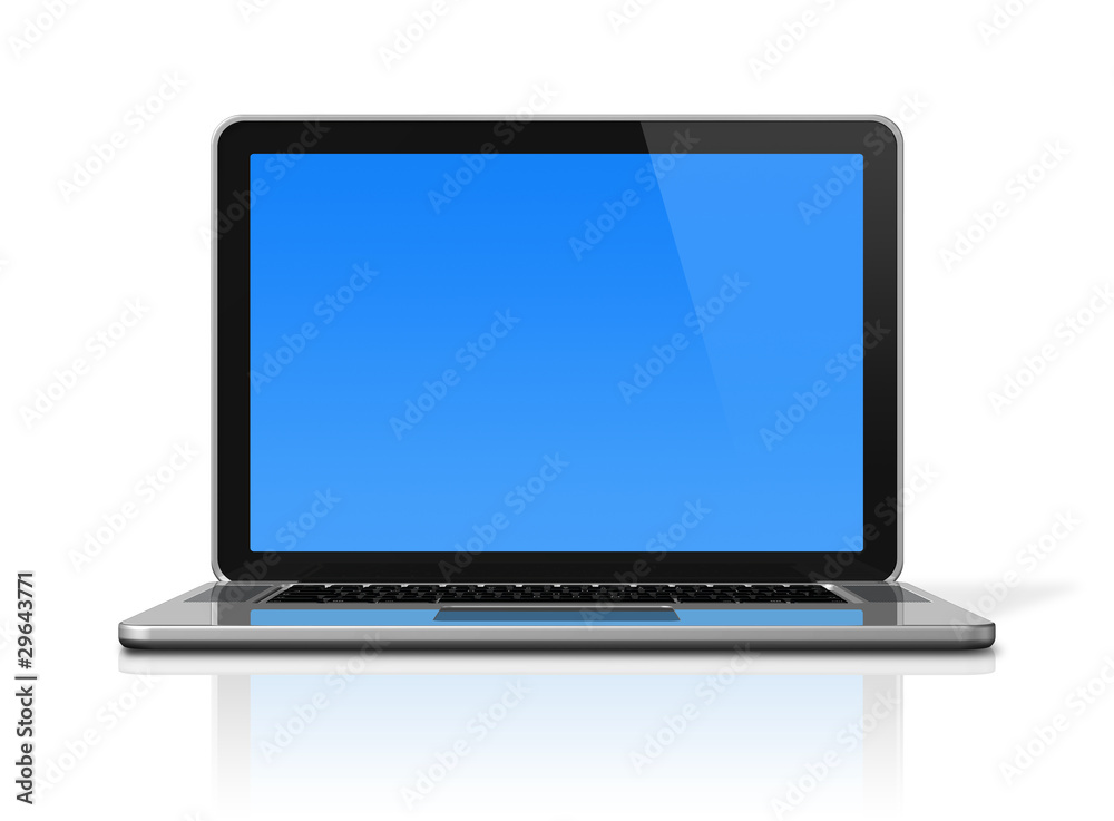 Laptop computer isolated on white Laptop computer isolated on white