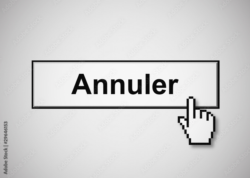 Annuler - Bouton Annuler - Bouton