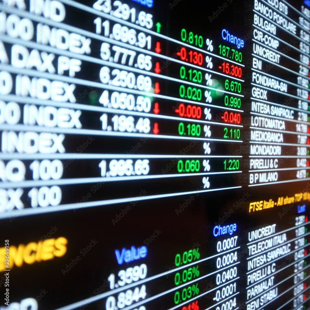 Obraz premium exchange rate