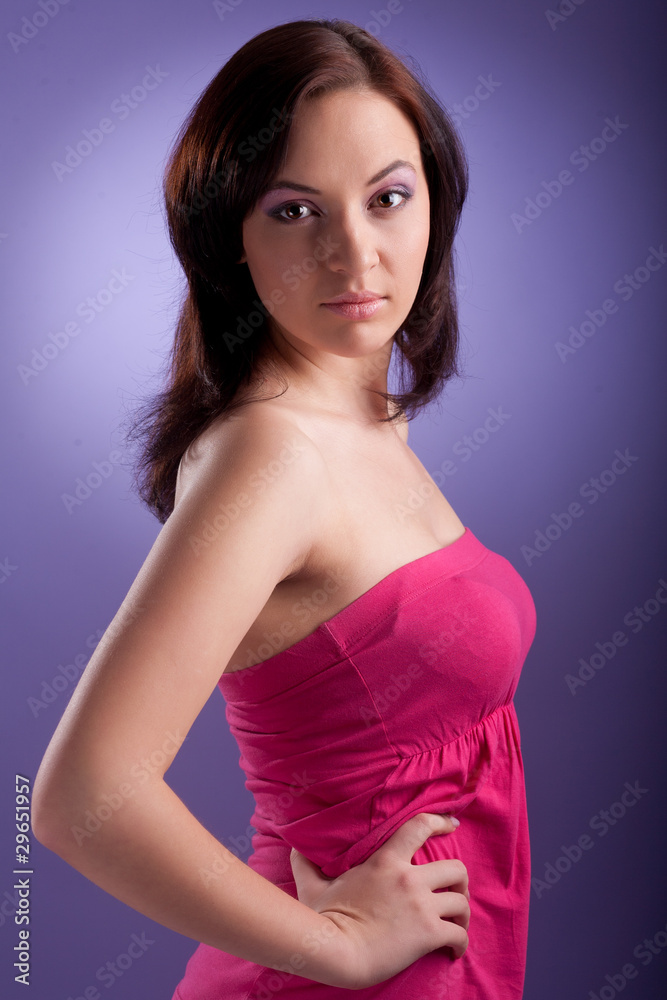 Fototapeta premium Attractive woman portrait