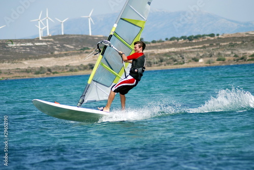 windsurfing  on the move © svetlyachok