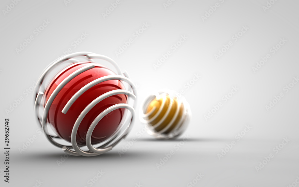 Fototapeta premium Design - trapped ball