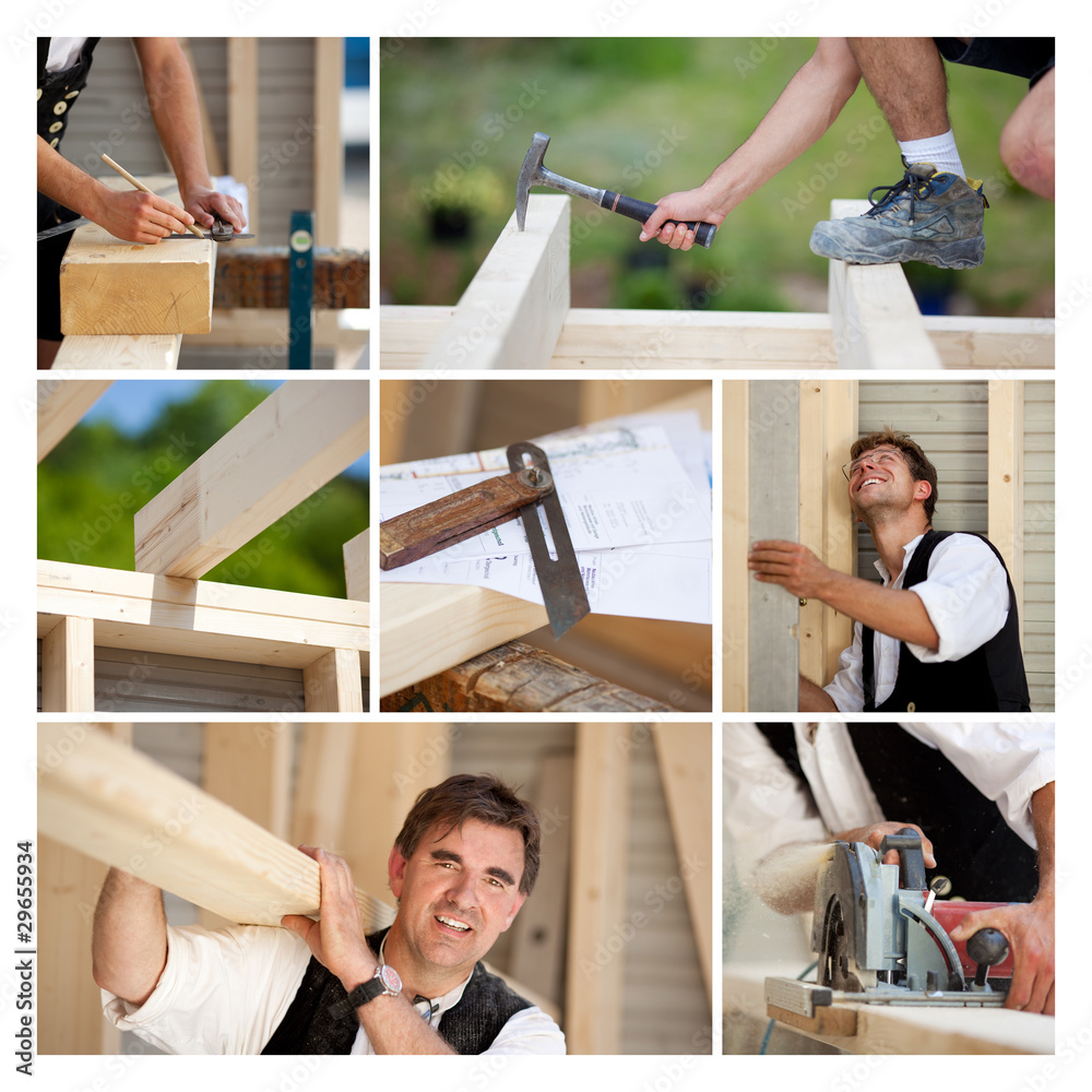 beruf zimmermann Stock-Foto | Adobe Stock
