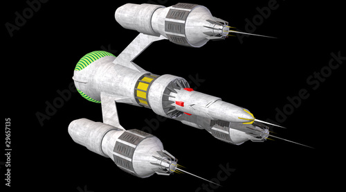 Schilderij op canvas spaceship