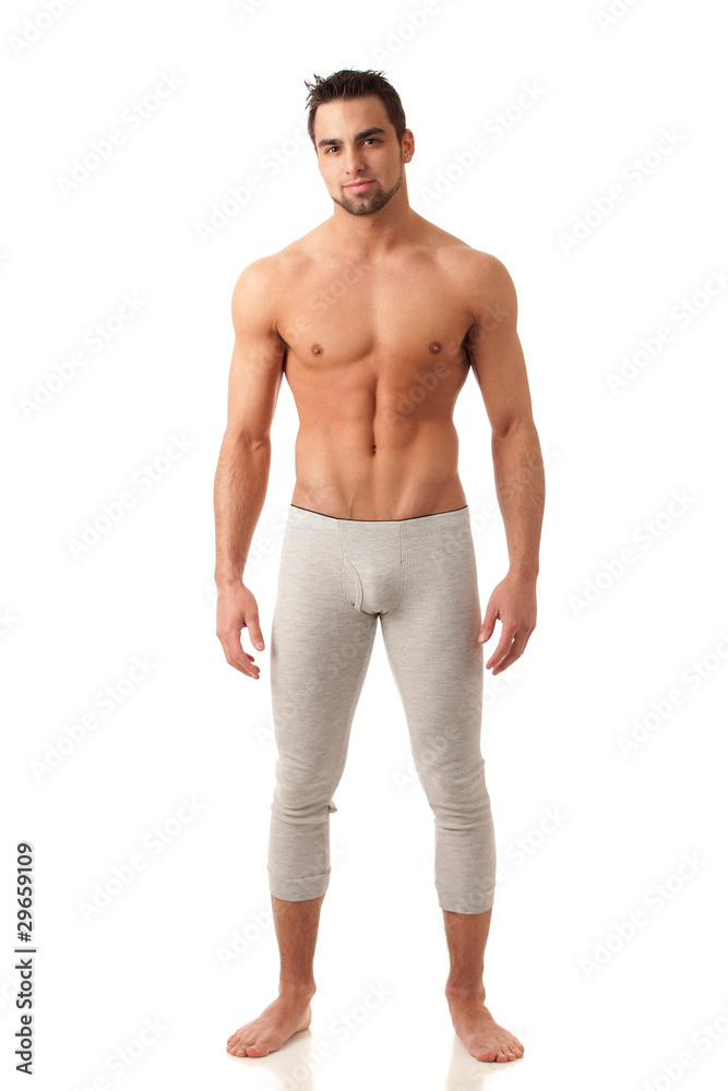 Man in Long Underwear