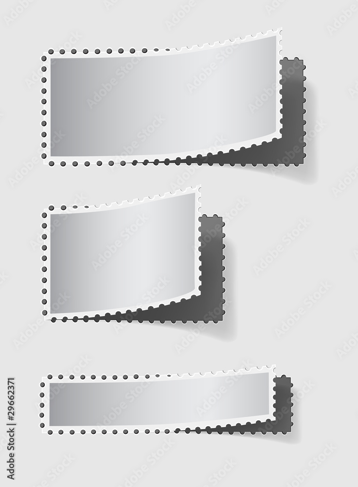 Blank silver stickers Blank silver stickers