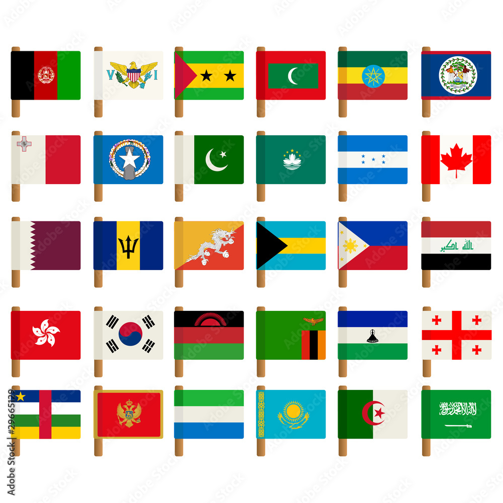 World flag icons set 3 World flag icons set 3