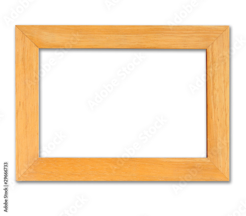 wood frame in isolated