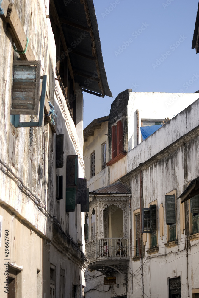 Old town scene, Stone Town, Zanzibar, Tanzania