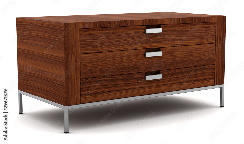 wooden chest of drawers isolated on white background wooden chest of drawers isolated on white background