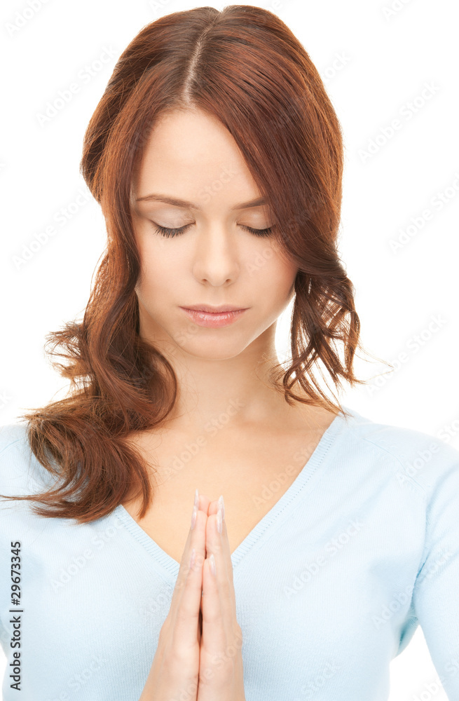 praying businesswoman praying businesswoman