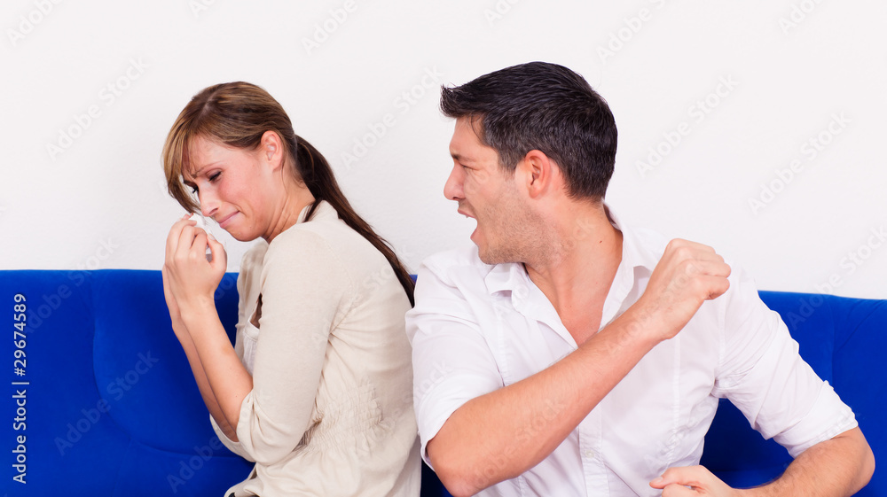 home couple frustrated home couple frustrated