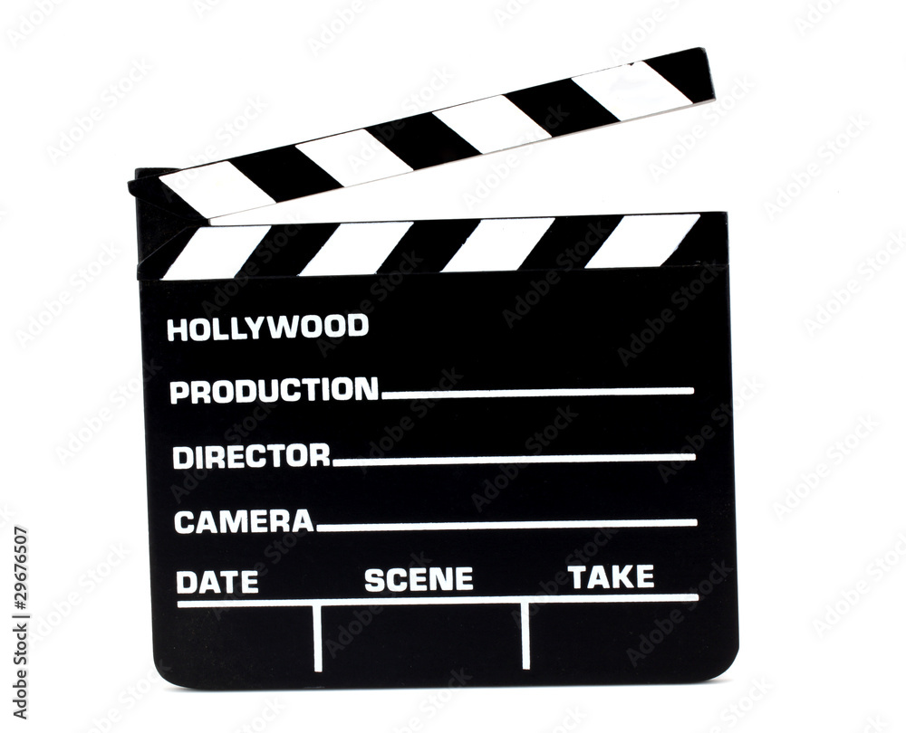Clapperboard motion picture production
