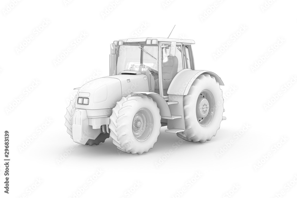Traktor (white)
