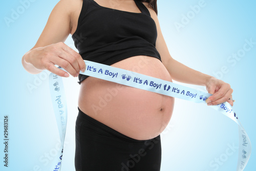 Pregant Woman with Boy