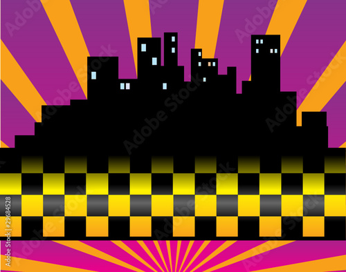 Abstract urban background, vector illustration