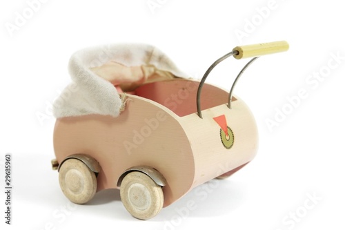 Puppenwagen rosa photo