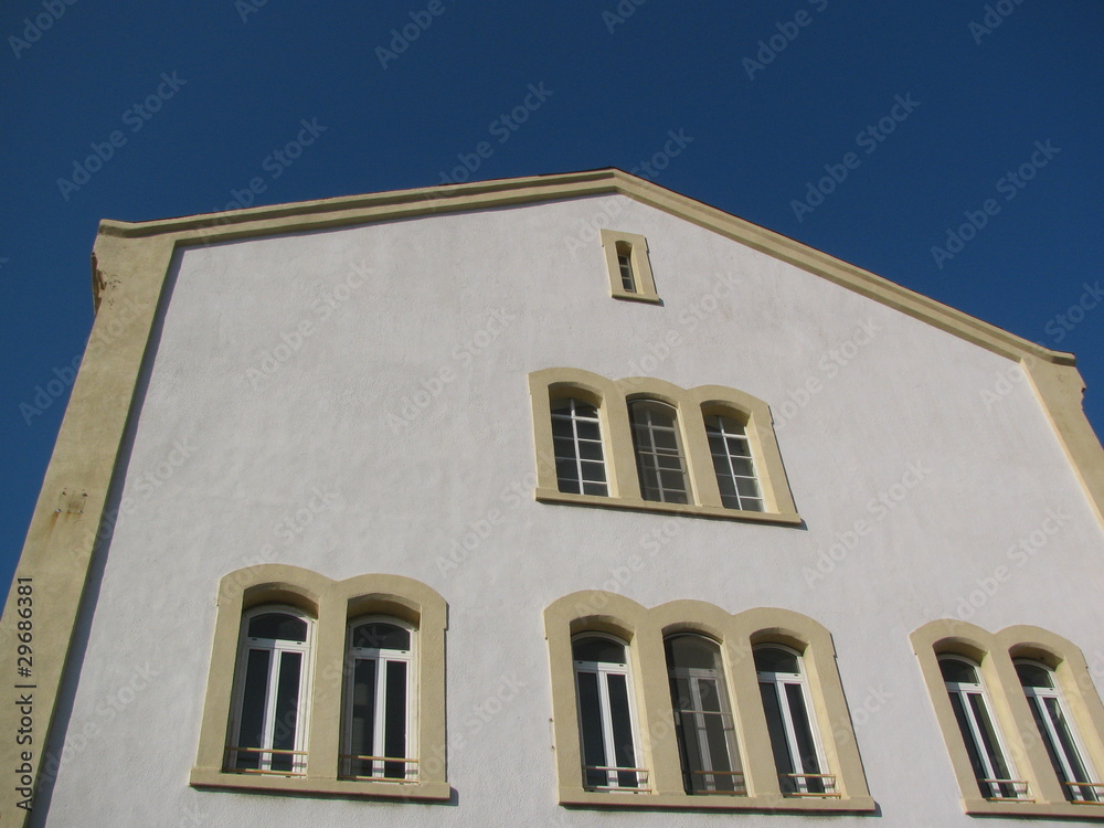 Obraz premium façade blanche