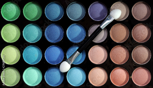 Photography palette of eyeshadows