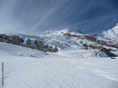 Ski slopes in Zermatt