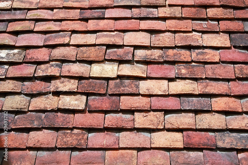 Clay Tiles on an Old Roof