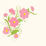 Cute floral card