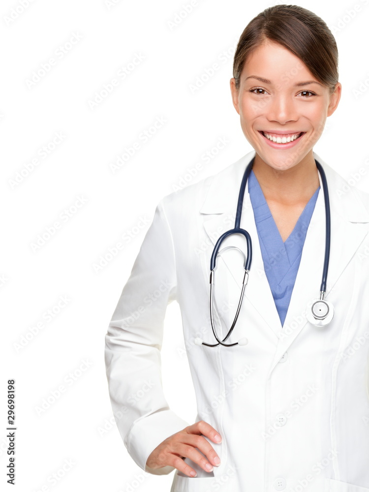 Medical doctor: Young multiracial woman Medical doctor: Young multiracial woman
