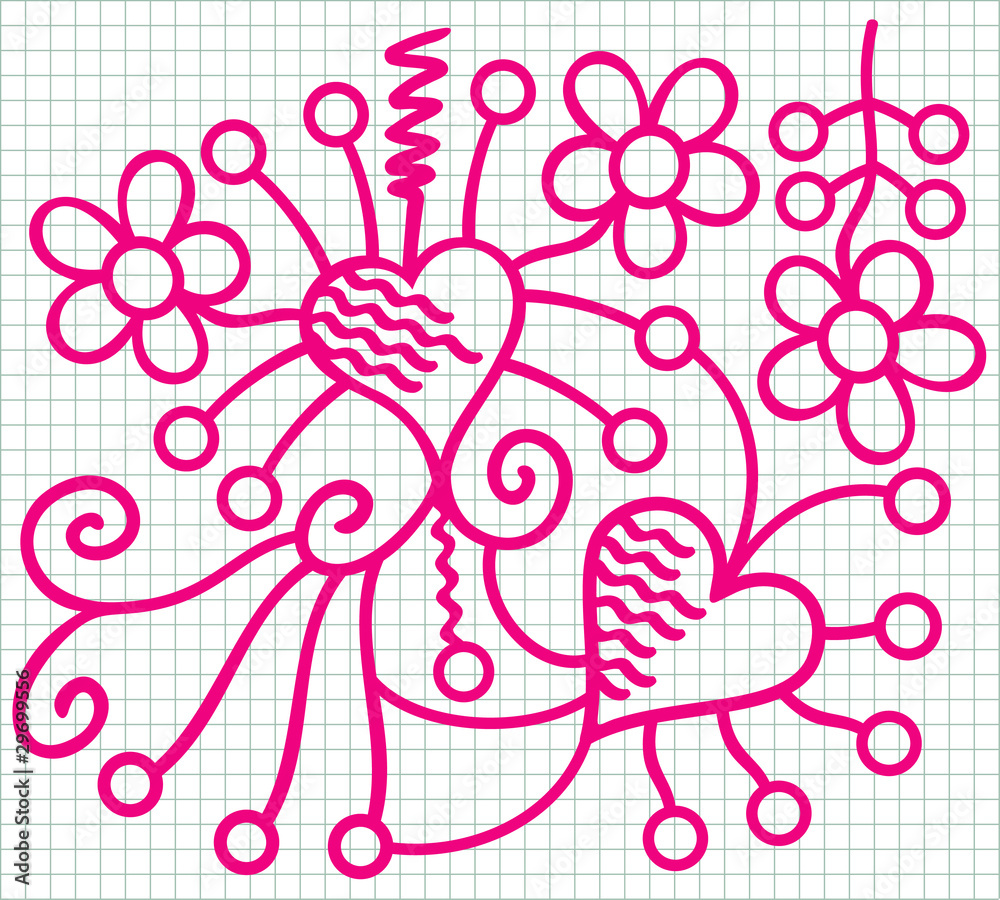 valentines abstract drawing valentines abstract drawing
