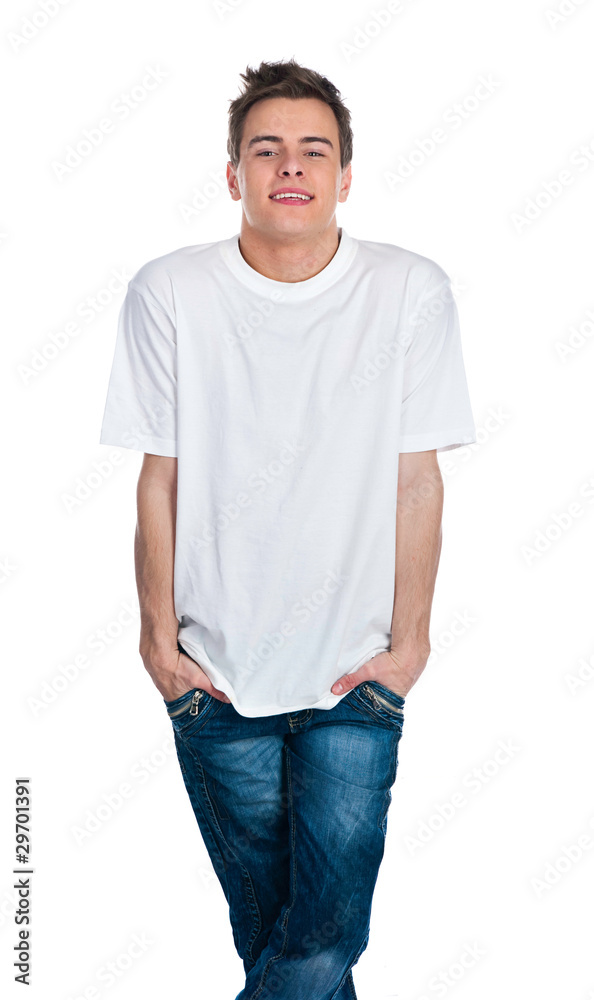 Fototapeta premium Cute smily young guy