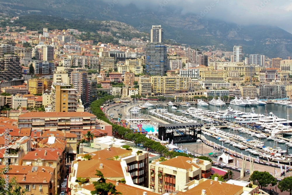 panorama of Monaco