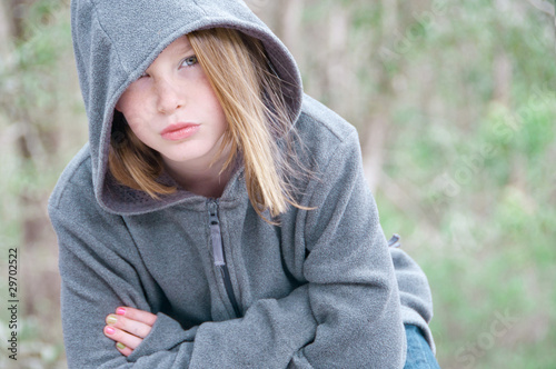 girl outside photo