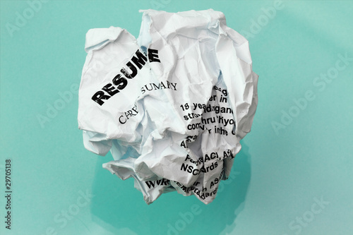 resume crumpled