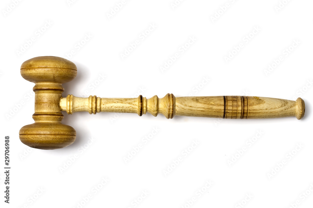 Gavel closeup Gavel closeup