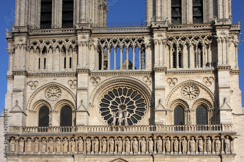 Façade de Notre-Dame de Paris