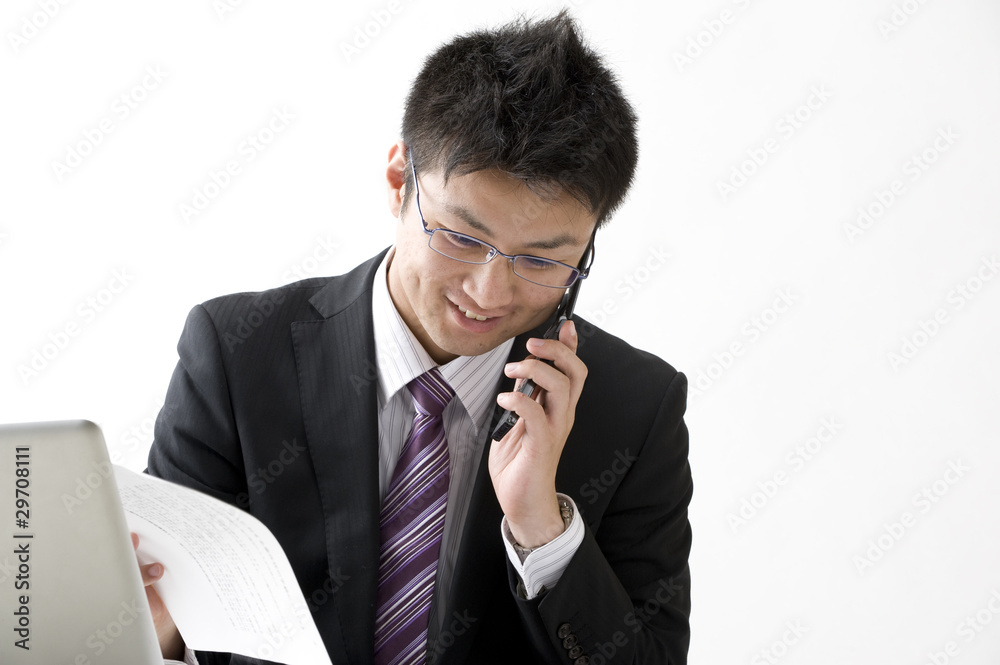 オフィスのビジネスマン